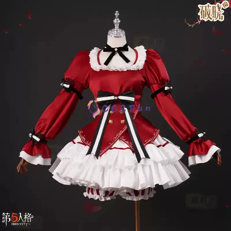 

Костюм для косплея Эммы Уодс из игры Identity V, женское платье в стиле Лолита, нарядный костюм для вечеринок, униформа для Хэллоуина и карнавала, COSFun