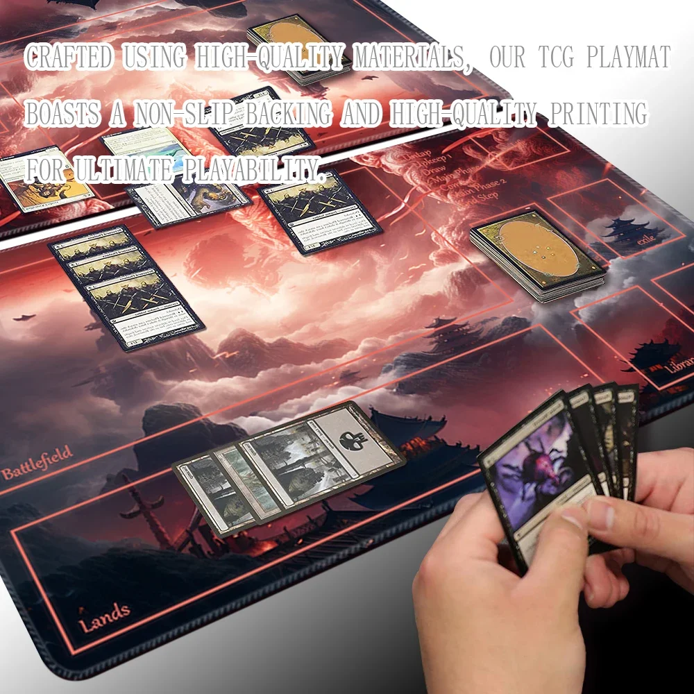 Zephyr Olympus-jeu de société MTG tapis de jeu taille 60X35 CM Compatible pour TCG