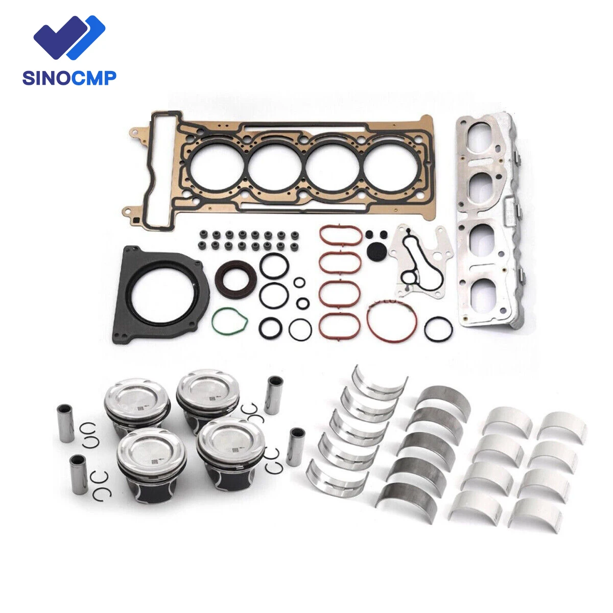 M270 2700300024 2700301917 2700300320 Engine Overhaul Rebuild Kit For Mercedes-Benz CLA220 CLA250 CLA260 A220 A250 2.0T