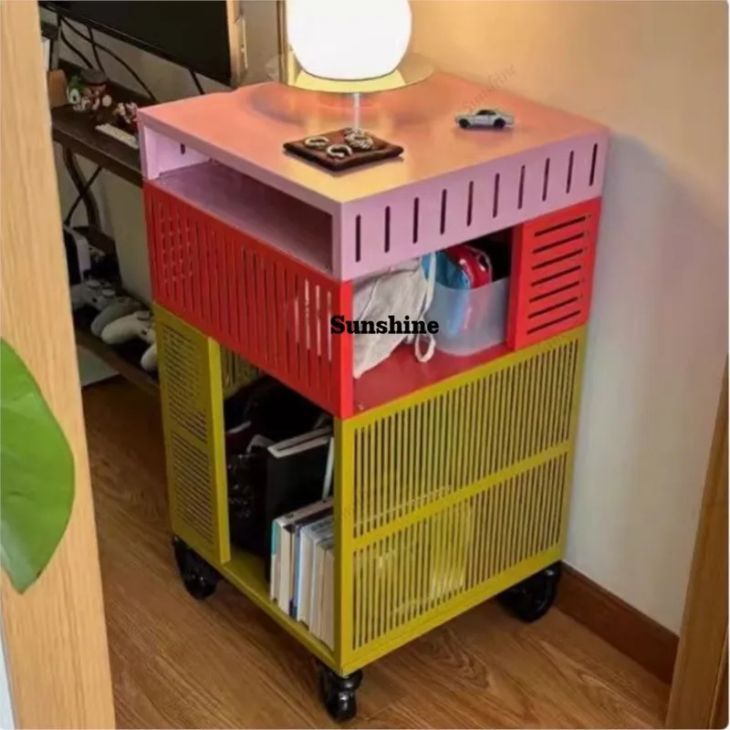 MOMO Dopamine Side Cabinet, Carro de Almacenamiento Móvil, Estante para Comedor, Nuevo Carro Móvil Te Samans, Gabinete de Almacenamiento