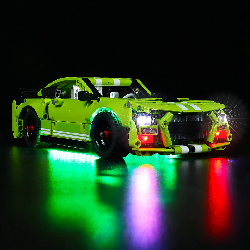 Zestaw oświetlenia LED DIY do LEGO 42138 GT500 Techniczna super sportowa Vechiel (tylko światło LED, bez modelu klocków)