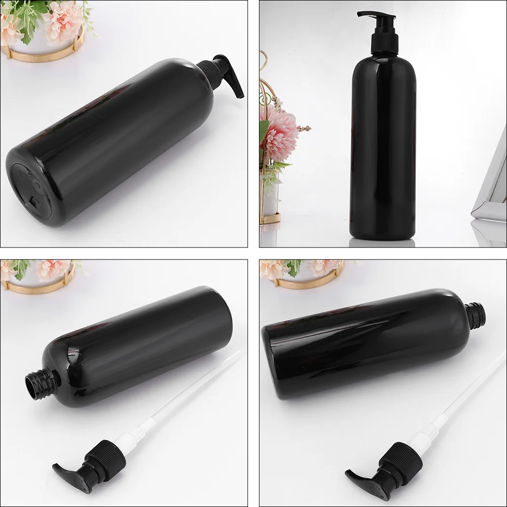 4 Pcs Pump Bottle Dispensing Shampoo Empty Container Bath Accessory Press-type Replacement Hand Soap Dispenser