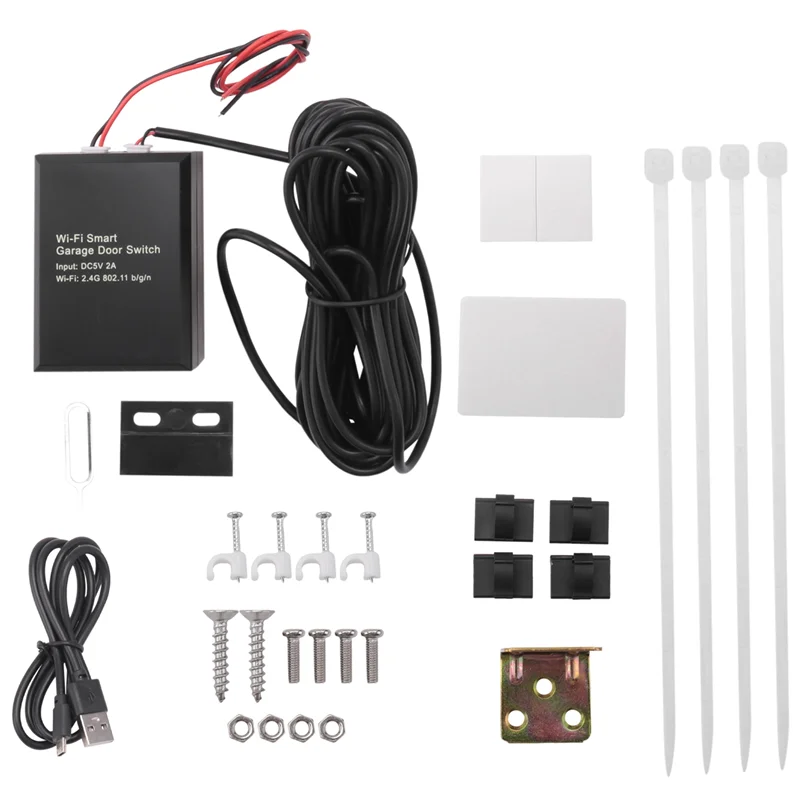 [NEW A09R!】 Garage Door Opener Garage Door Controller Wifi Smart Home Work For Alexa Google Home Voice Control App Remote Contro