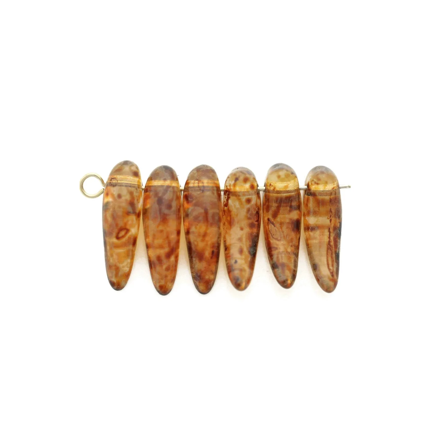 40pcs  6*16mm (Multiple colors)  handmade beadeds bracelet necklace earrings loose jewelry DIY semi-finished production