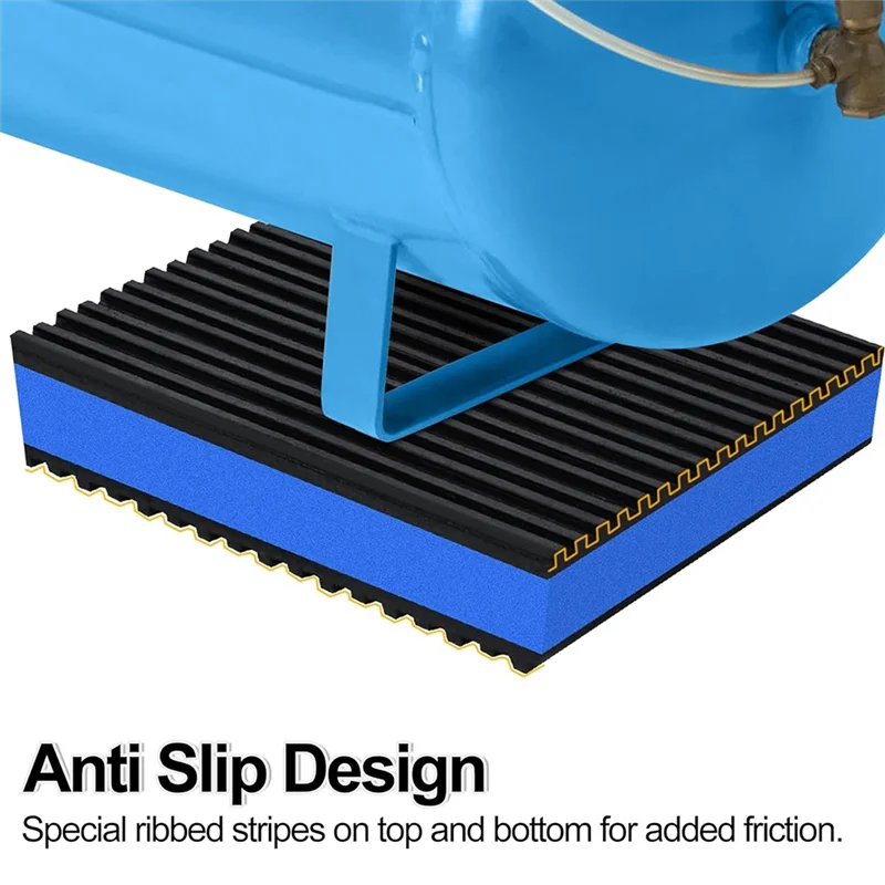 

AT21-4P Anti Vibration Pads With EVA Center Layer For Air Compressor, Air Conditioner Unit