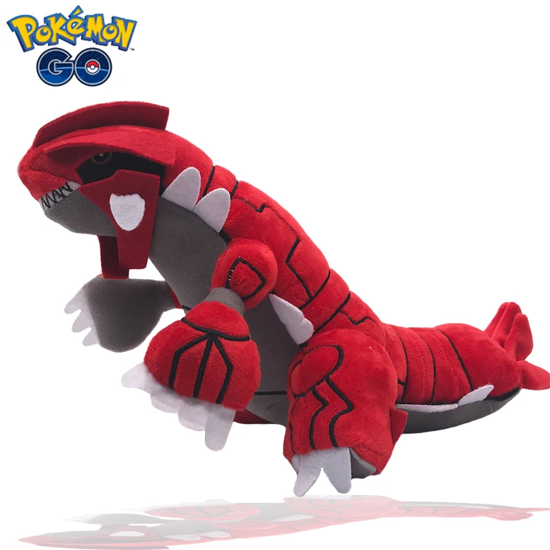 30cm Pokemon Stuffed Anime Groudon Plush Toy Kawaii Cartoon&Cute Soft Cotton Doll Sofa Pillow Boy Birthday Gifts Girl Room Decor