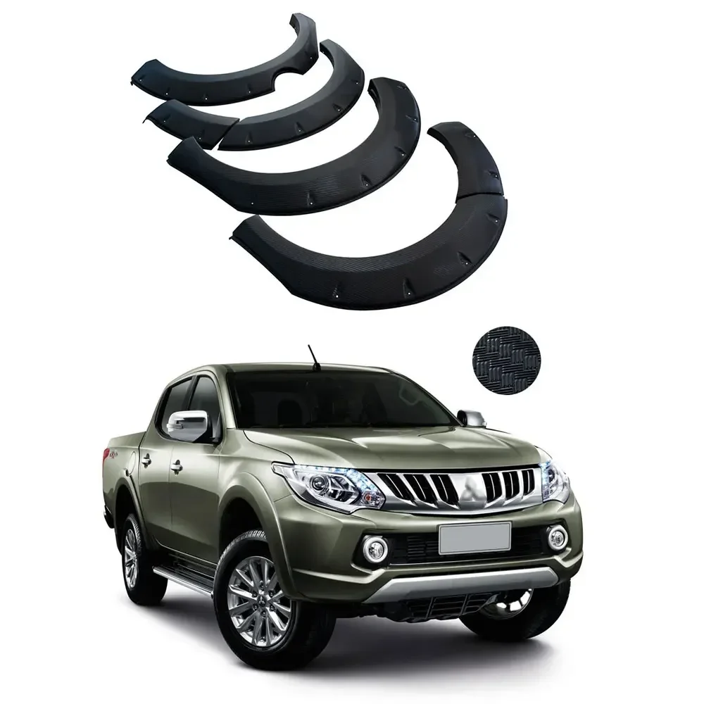 L200 Fender Flare 9Inch Wheel Arch for Mitsubishi Triton 15-18 wheel accesorios 2015 2016 2017 2018