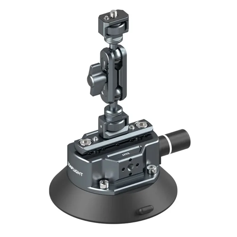 For Gopro 12 11 10 9 Insta360 DSLR Action Camera W NATO 1/4" 3/8" NEW Hand Pump Car Suction Cup Phone Action Camera Holder