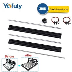 Yofuly CNC 3018 Y-Axis Extension Kit for 3018 to 3040 Engraver with 2 Limit Switches