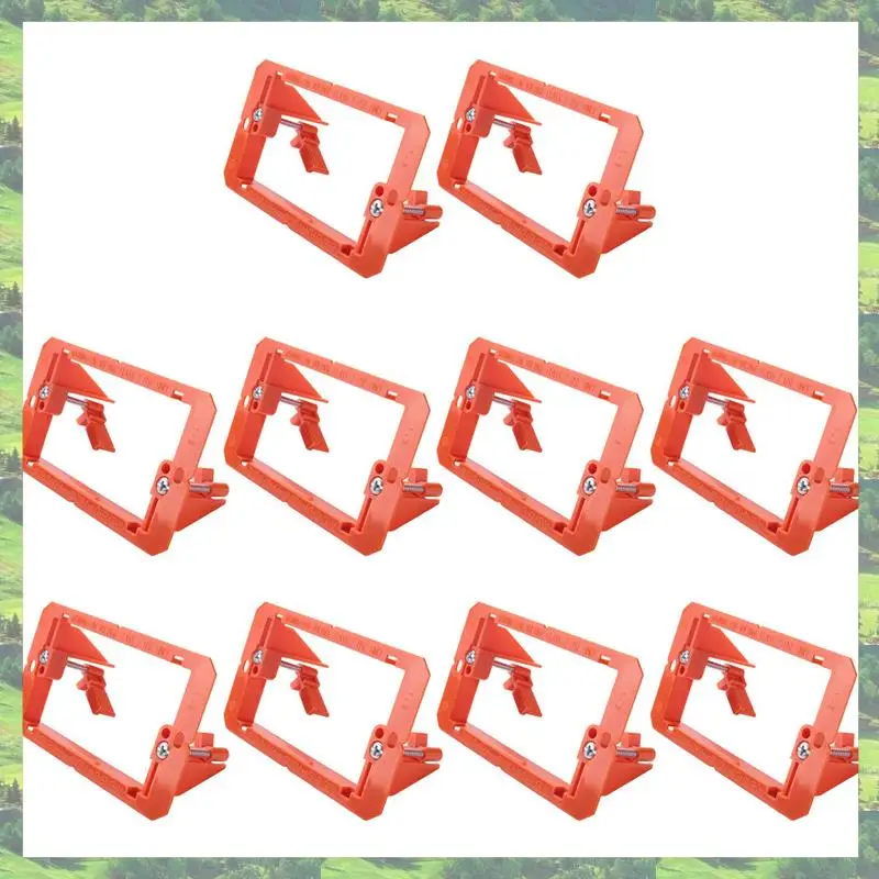 

A59Z-Low Voltage Mounting Bracket 1 Gang Multipurpose Drywall Mounting Wall Plate Bracket - (Single Gang, 20 Pack)
