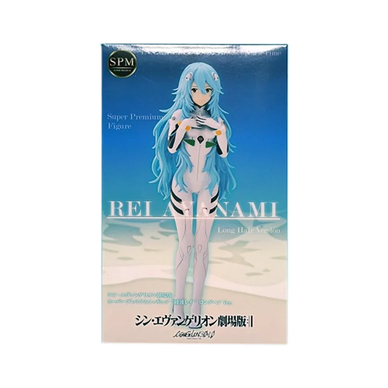 SEGA Original EVANGELION Anime Figure SPM Long Hair Ayanami Rei Theater Edition Action Figure Toys for Kids Gift Model Dolls