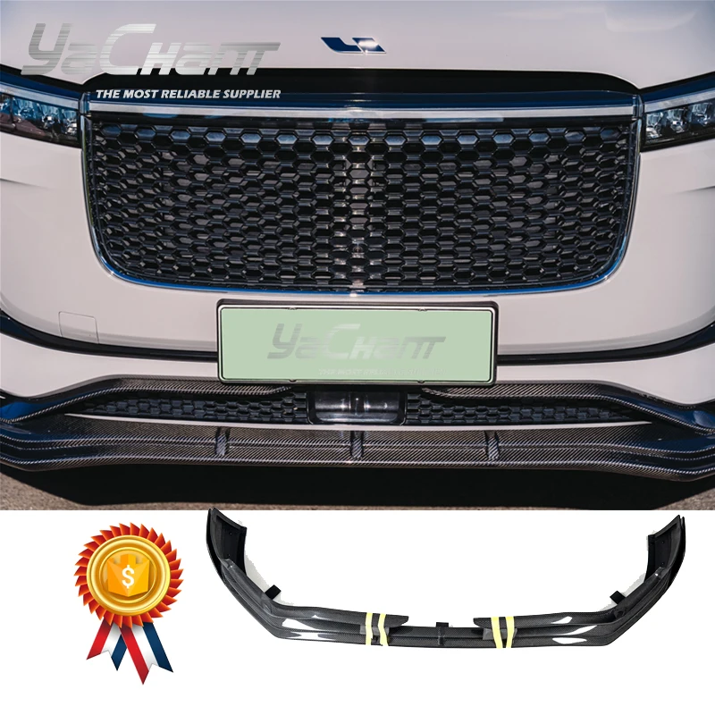 

Carbon Fiber Lionhart Style Front Bumper Lip Fit For 2019-2022 Li-One Front Lip Splitter