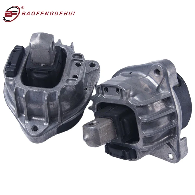 2PCS Auto Rubber Bearing Support Engine Mounts For BMW F02 F06 F07 F10 F11 F12 F13 525d 530d 535d 640d 730d 730Ld 740d