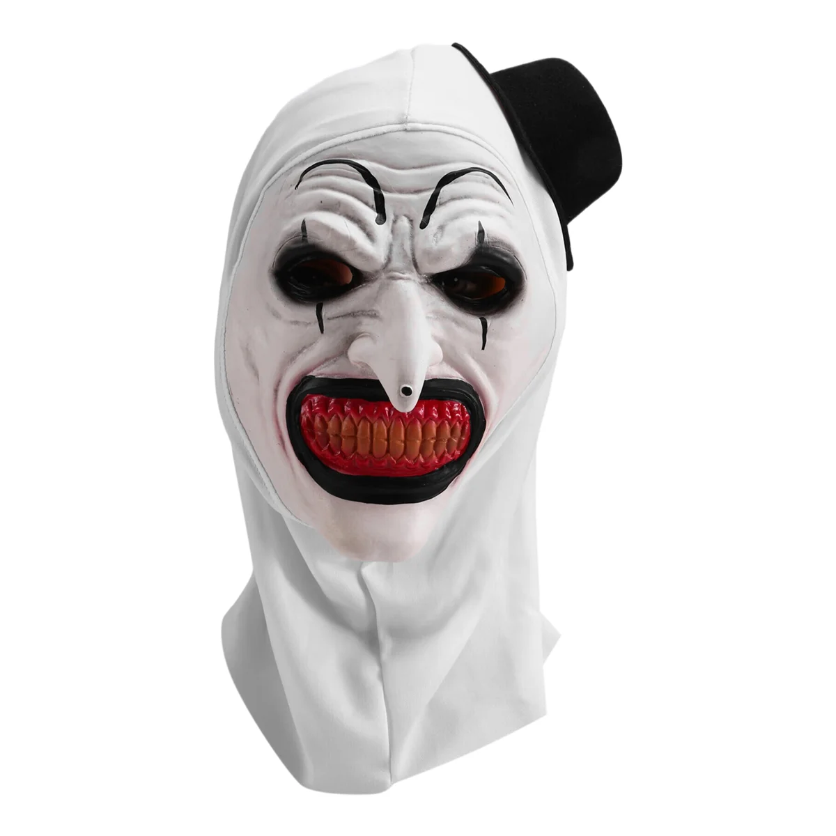 Halloween Cover Halloween Terriifier Masker Killer Clown Masker Eng Joker Kostuum Halloween Horror Griezelig Masker voor Volwassen Mannen Vrouwen
