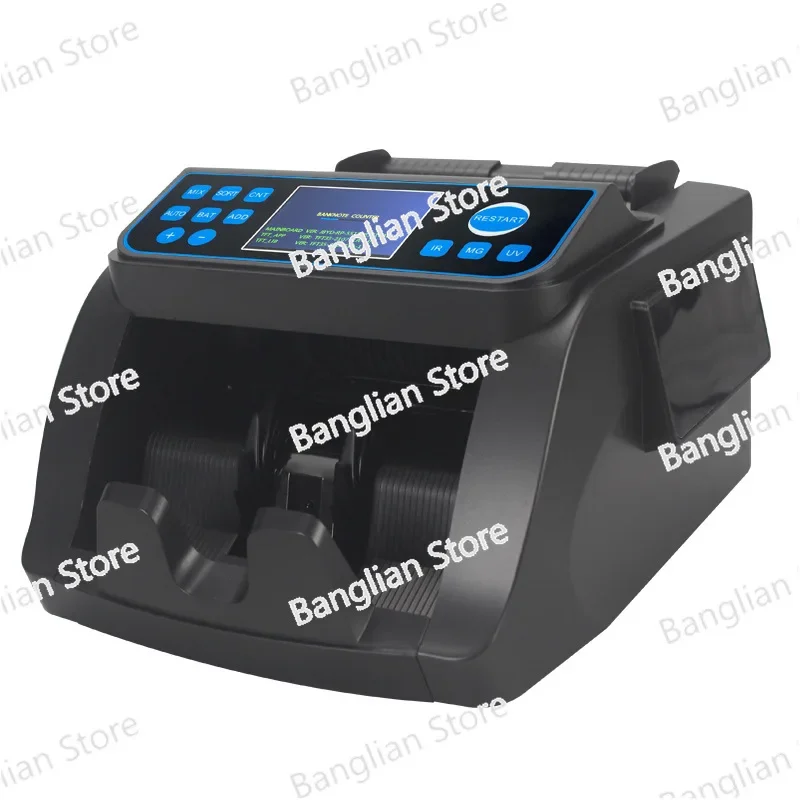 6000E EUR Value Money Cash Counter with TFT Display Fake Bill Detector Banknote Fast Counting Speed Portable Detecting Machines