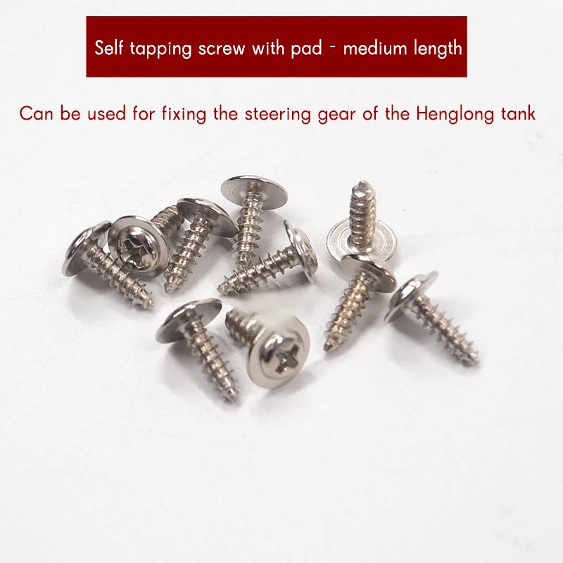 Henglong RC Tank Model Accessories Drive Road Wheel Rocker Arm Shock Screw Shock Spring Universal Motor Gears