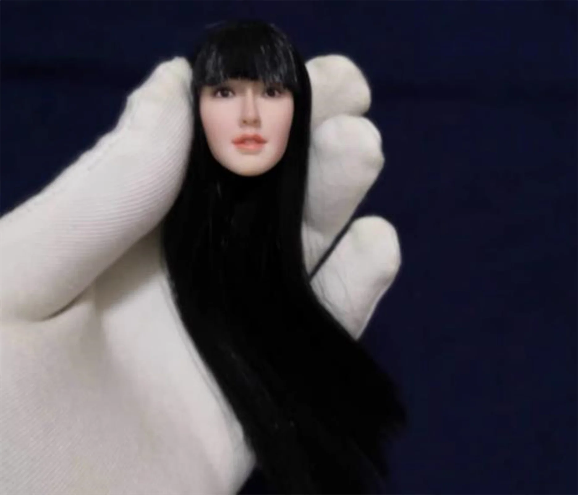 1/6 آسيا المغني ستار التعبير أنثى رئيس نحت مزروع الشعر شاحب ل 12 بوصة تبليجو Phicen عمل نموذج لجسم اللعب #2