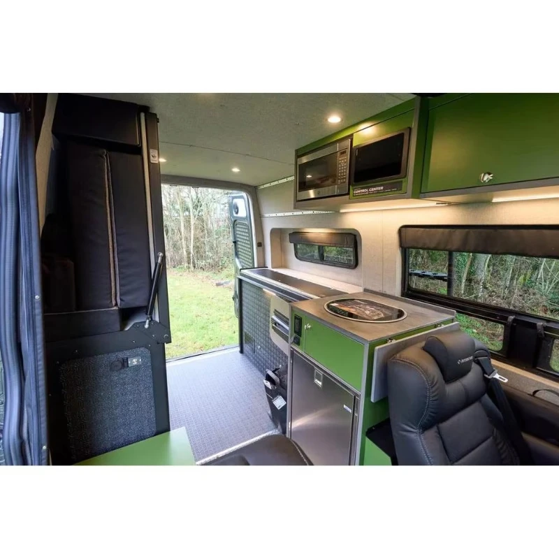 Luxury camper interior decoration suitable for sprint camper conversion