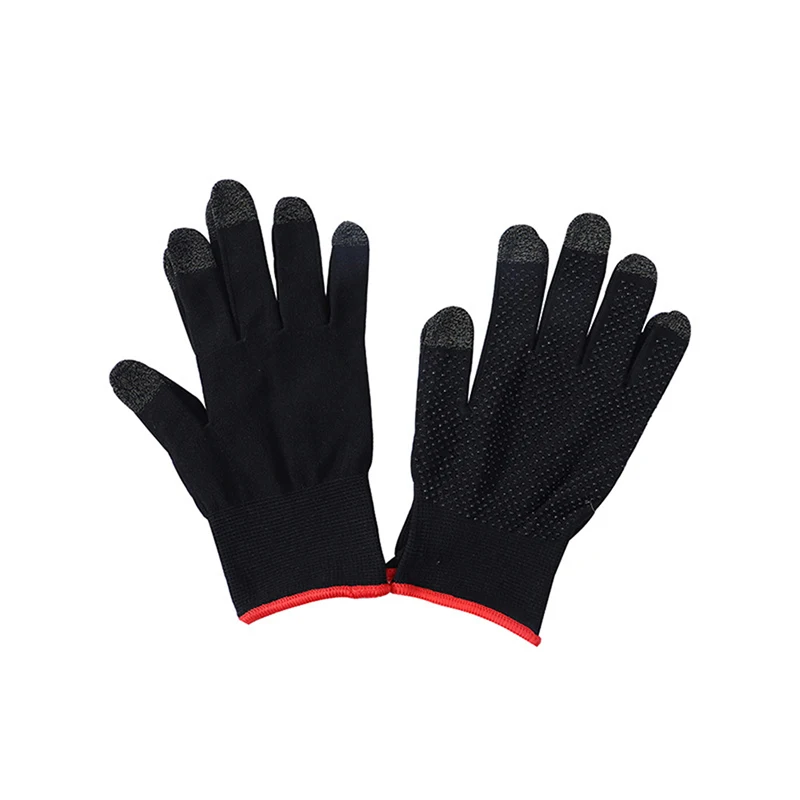 1pcs Hand Cover Game Controller Sweat Proof Non-Scratch Sensível Touch Screen Gaming Finger Sleeve Luvas