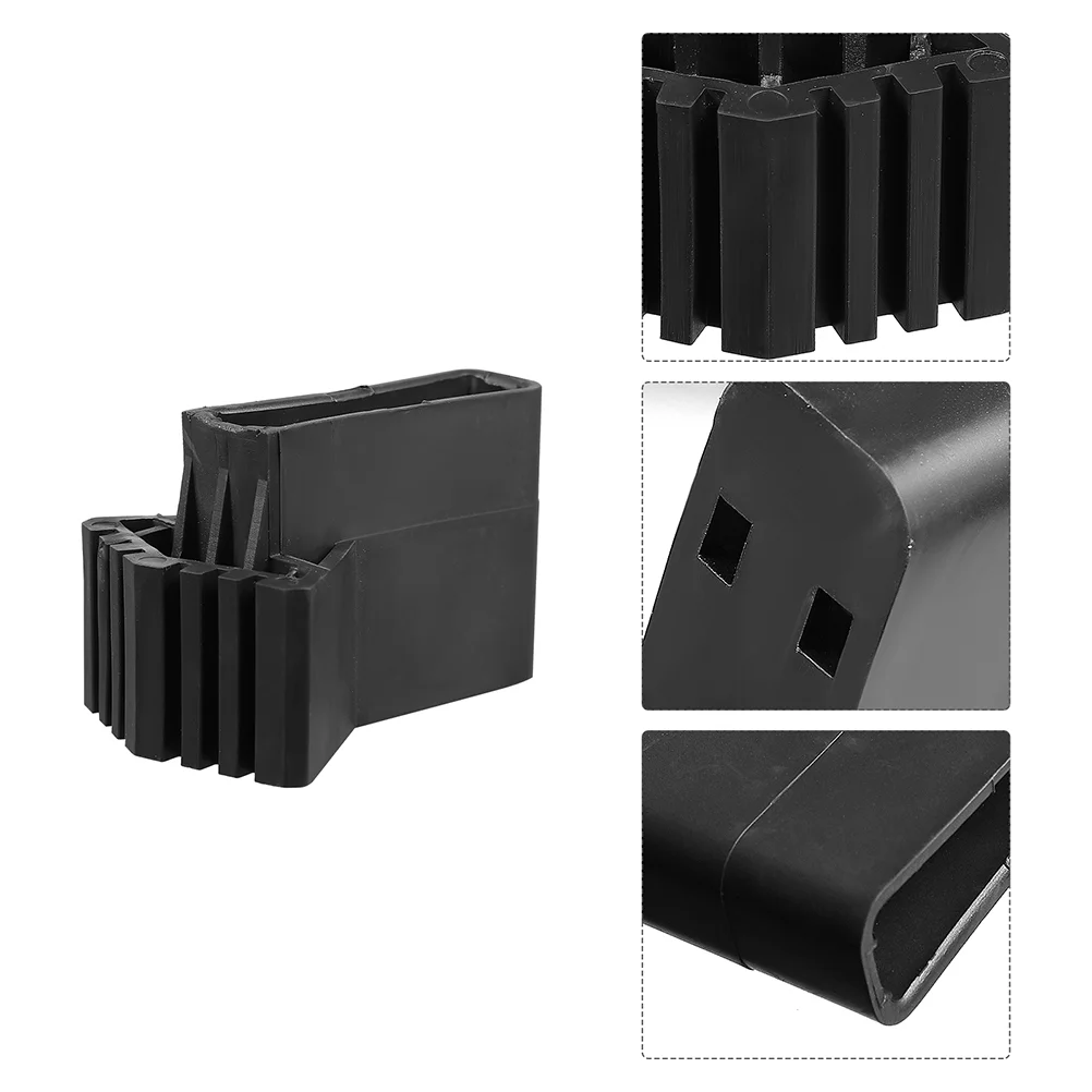 Cubierta de pie de escalera telescópica, suministros de escaleras plegables, Protector de piernas, piezas de almohadillas de goma, 6 piezas