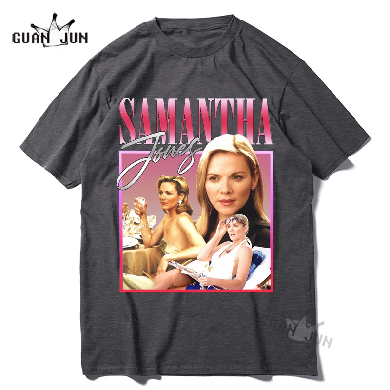 SAMANTHA Graphic Men Tshirts Sex and The City T-shirt for Women for SATC Fans Vintage 90s Inspired Unisex T Shirt Gift Dropship