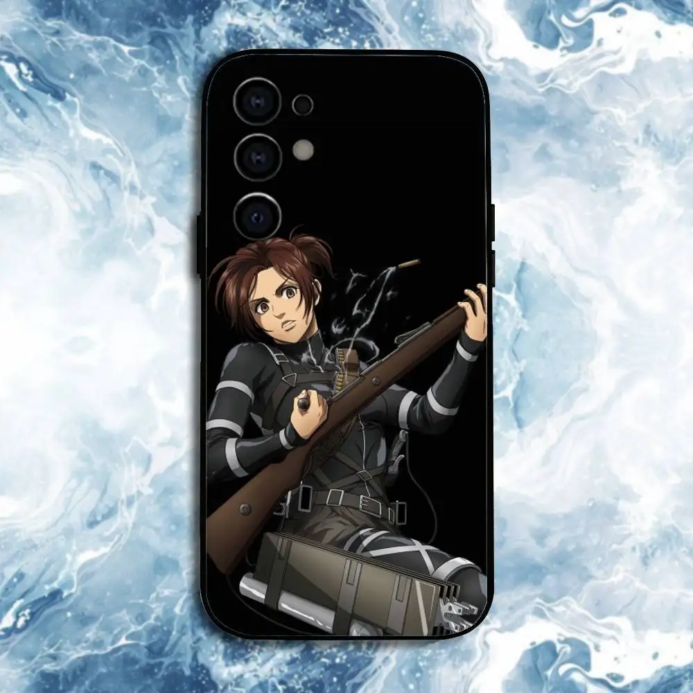 Etui na telefon Anime Armin Arlert do Samsunga S25, S24, S23, S22, S21, S20, Plus, Fe, Lite, inne modele, czarne etui