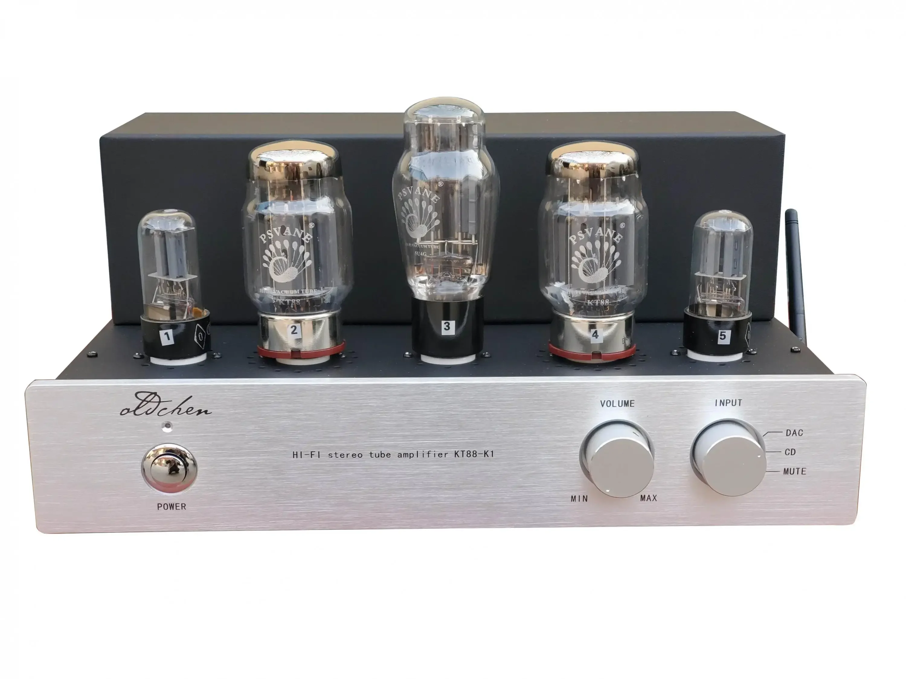 OldChen K1 KT88 Single-Ended Tube Amplifier HIFI EXQUIS LaoChen Bluetooth 5.0 Lamp Audio Amp OCK1