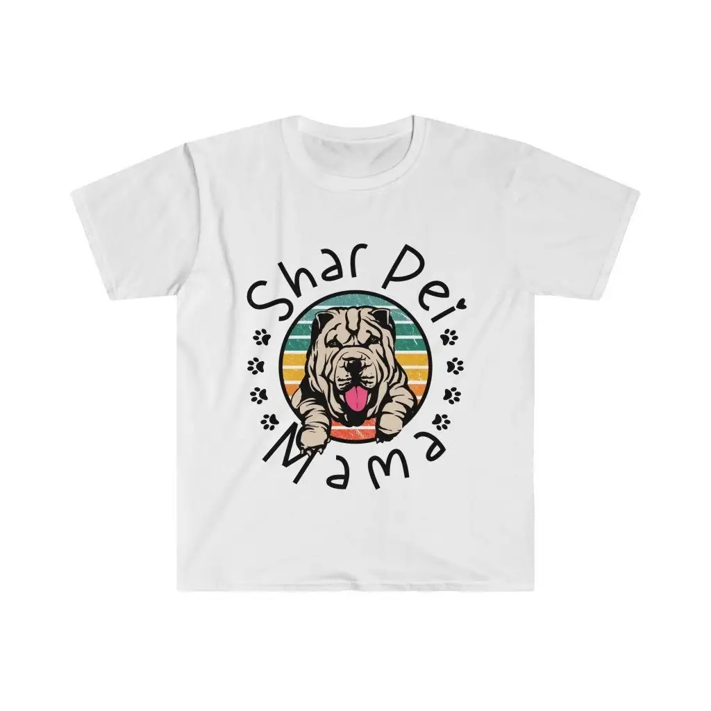 Shar Pei Mama Mom SharPei Lover T Shirt