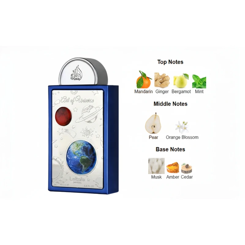 น้ำหอมกลิ่นซิตรัสหอมสดชื่น 100 มล. สำหรับทุกเพศ กลิ่นติดทนนาน ผสมผสานกลิ่นมะกรูด ขิง สะระแหน่ ลูกแพร์ มัสก์ อำพัน และไม้ซีดาร์