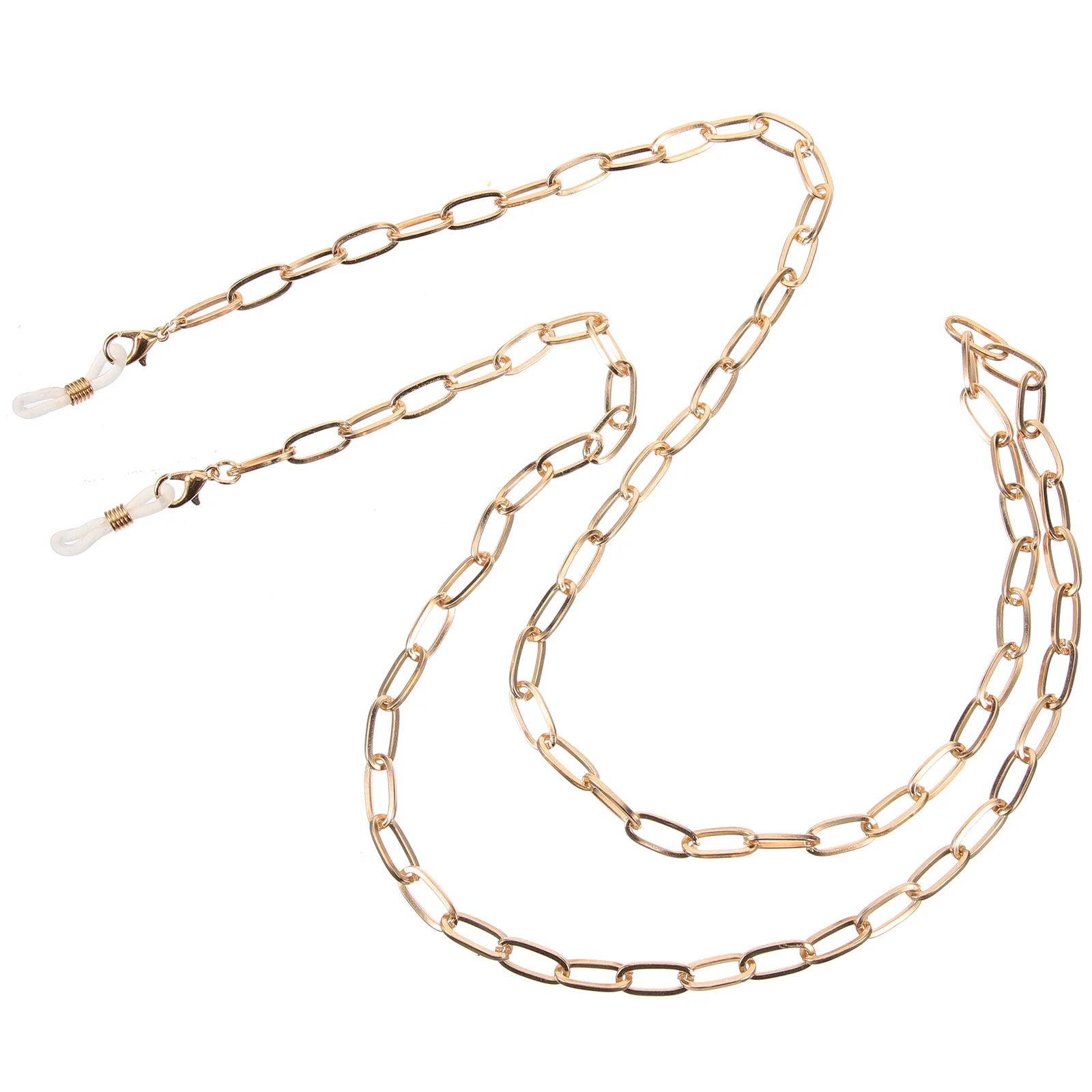 Fashion Alloy Eyeglass Chain Anti-Slip Safety Strap Glasses Holder for Running Hiking Cycling Stylish Eyewear Retainer