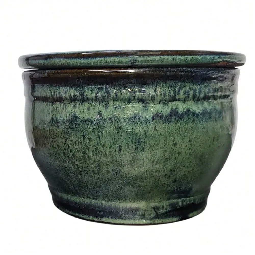 

Round African Violet Self Watering Pot Green