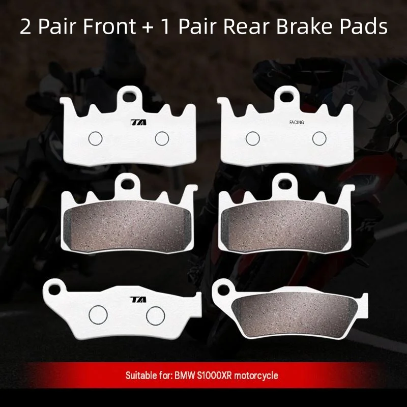 For S1000XR Carbon Copper Based Brake Pads Silent Comfort Braking Low Disc Wear Stable Friction High Speed Motorcycle Brake Pads