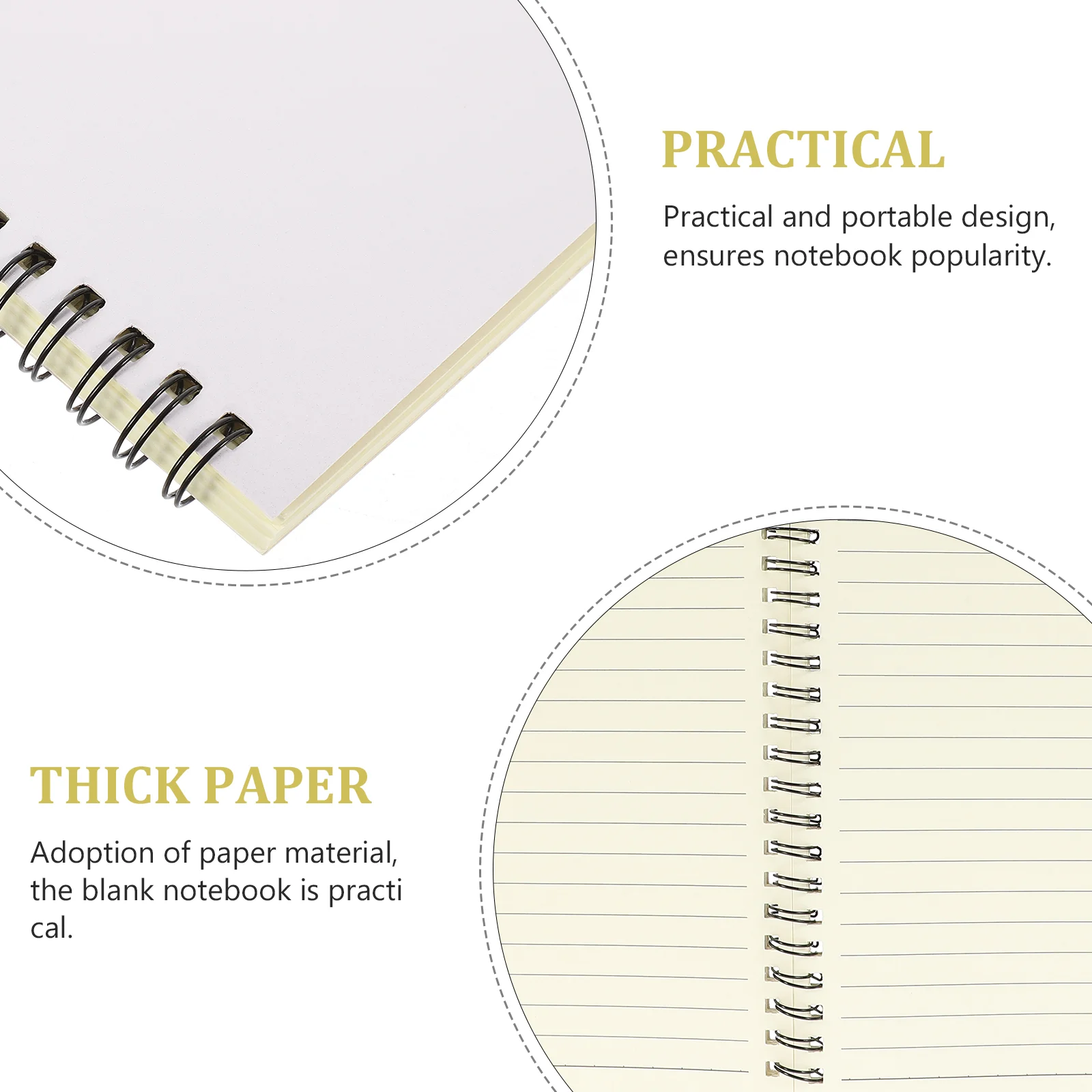 Thermal Transfer Notebook Notebooks for Work Sublimation Schedule Notepad Paper DIY Notepads Small White Student A5