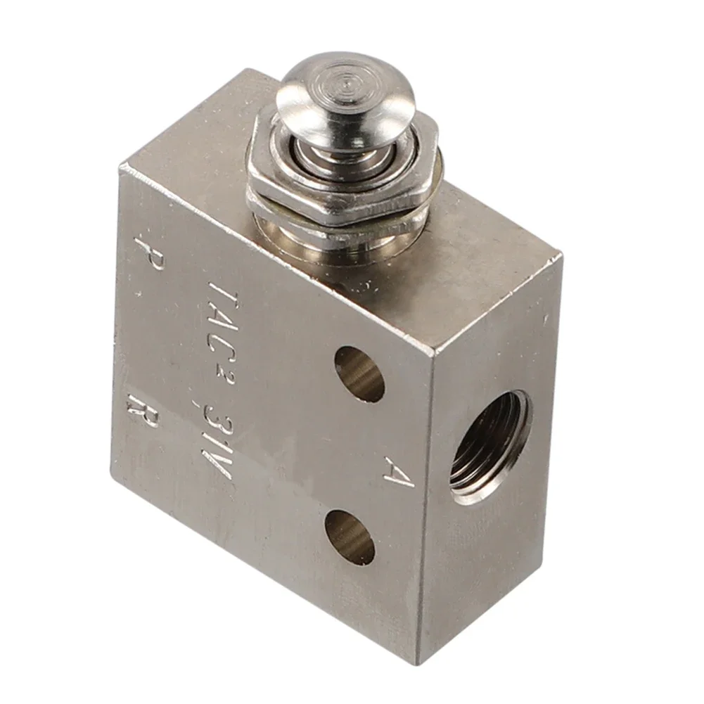 Reliable Pneumatic Control Valve Air Control Directional Control Valve 3 Way Air Valve 2 Position Valve Automatic Reset Function