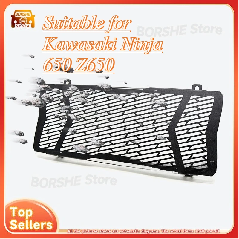 

Suitable for Kawasaki Ninja 650 Z650 Radiator Guard Cover Modification