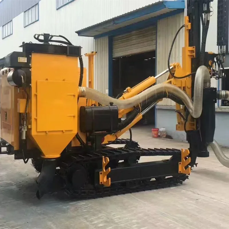 Screw Piles Used for Building Foundations Soil Investigation Drilling Rig Track Mounted Drill Rigs Crawler Dth Drilling Rig