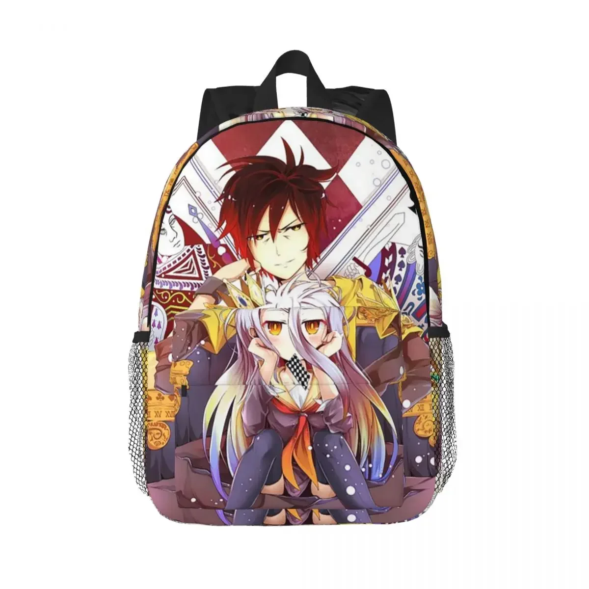 

Рюкзак Sora Shiro No Game No Life, Лидер продаж, рюкзак большой емкости для мальчиков и девочек, сумка для книг, сумки на плечо для мужчин и женщин, школьная сумка