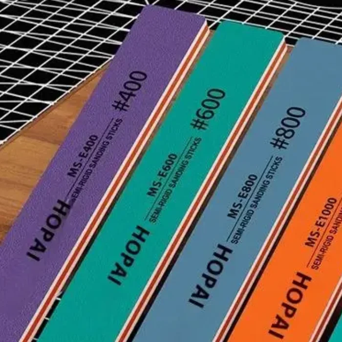 6Pcs MS-E400-1500 Semi-rigid Sanding Sticks Plastic Model Polishing Rod For DIY Assembling Model Build Tools