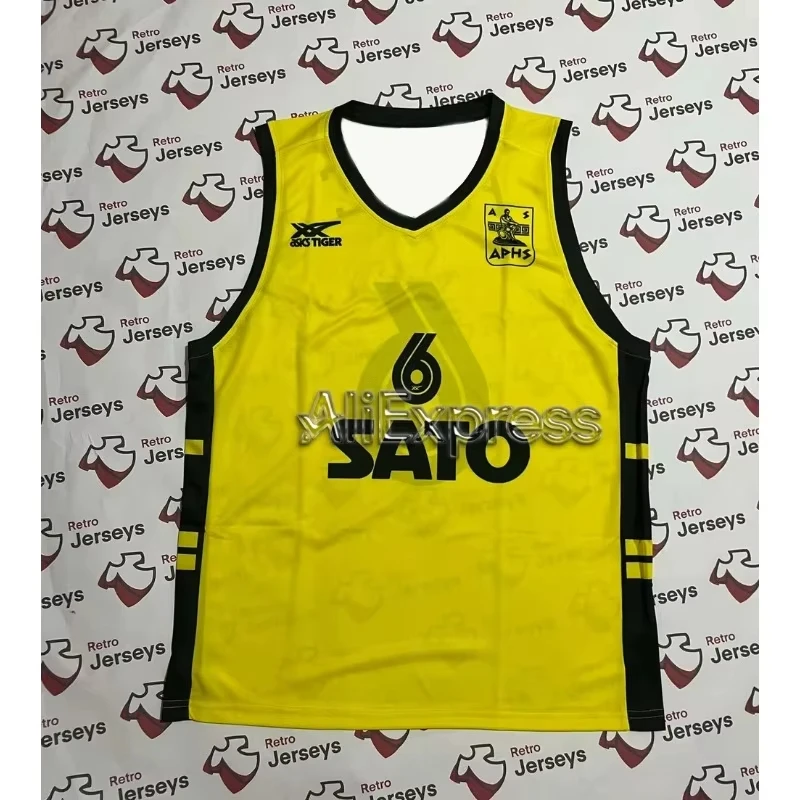 

2025 Sleeveless Men's Basketball Tank Top Aris Thessaloniki 3D Printed T-shirt Starting From 1987-1988- Retro T-shirt