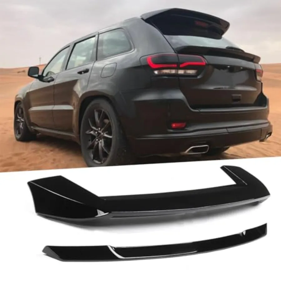

Rear Roof Window Spoiler + Tail Gate Mid Wing for Jeep Grand Cherokee SRT/Overland/Altitude/Blindada/Summit/Trailhawk/Trackhawk