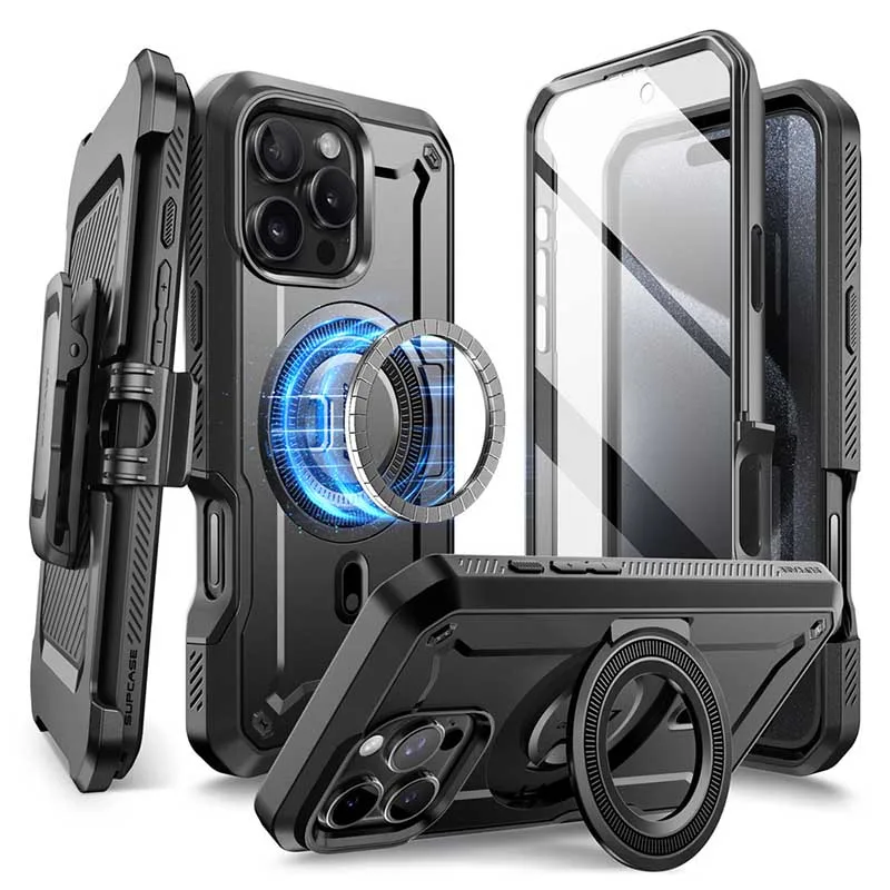 

SUPCASE For iPhone 16 Pro Case 6.3“ 2024 UB Pro Mag Full Body Rugged Phone Case with Built-in Screen Protector Kickstand