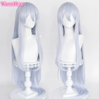 Yoisaki Kanade Synthetic Hair Anime Long 80cm/100cm Light Blue Cosplay Wigs Heat Resistant Hair Halloween Party Wigs + A Wig Cap