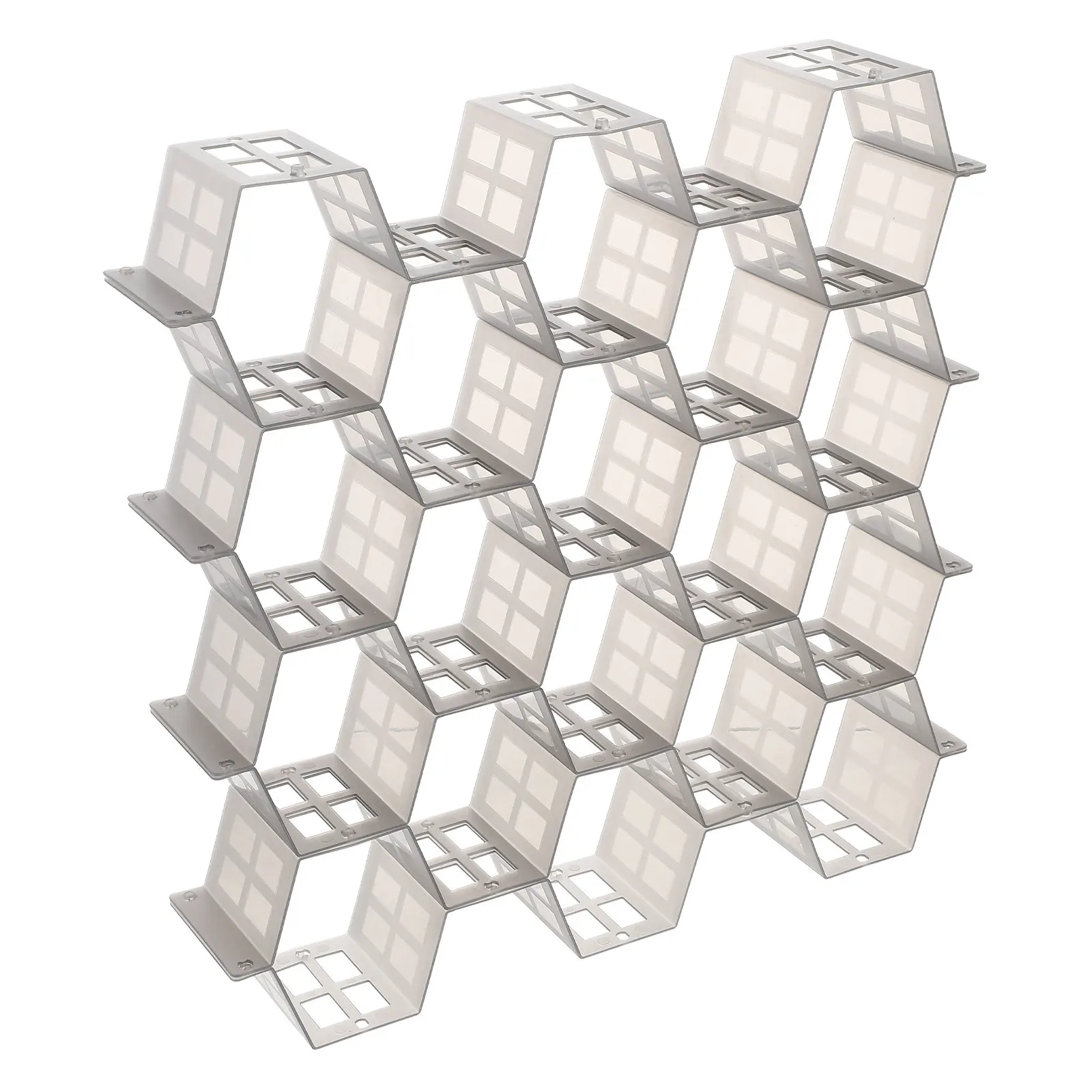 1Set Adjustable Honeycomb Drawer Divider Plastic Organizer for Clothes Socks Bras Underbed Storage Honeycomb Divider