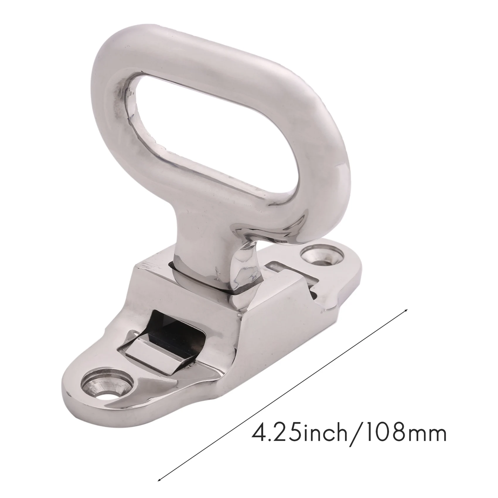 108X81mm Diamond Non-Slip 316 Stainless Steel Folding Mast Step Marine Boat Yacht Car RV Transom Step Fold Out Step