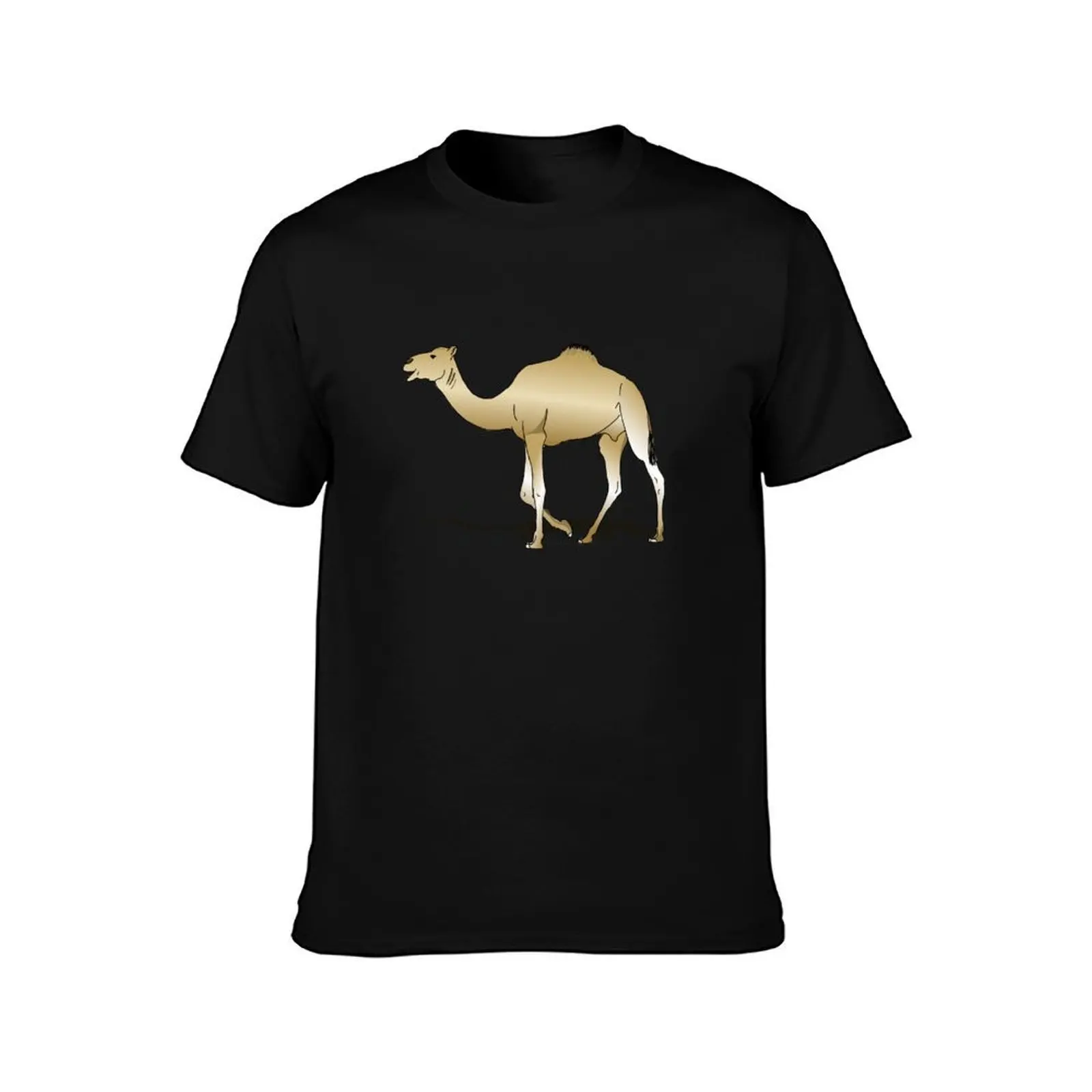 The dromedary (or Arabian camel) T-Shirt, Summer Casual Cotton Tee, Oversized Streetwear Tops, Vintage Graphic Print