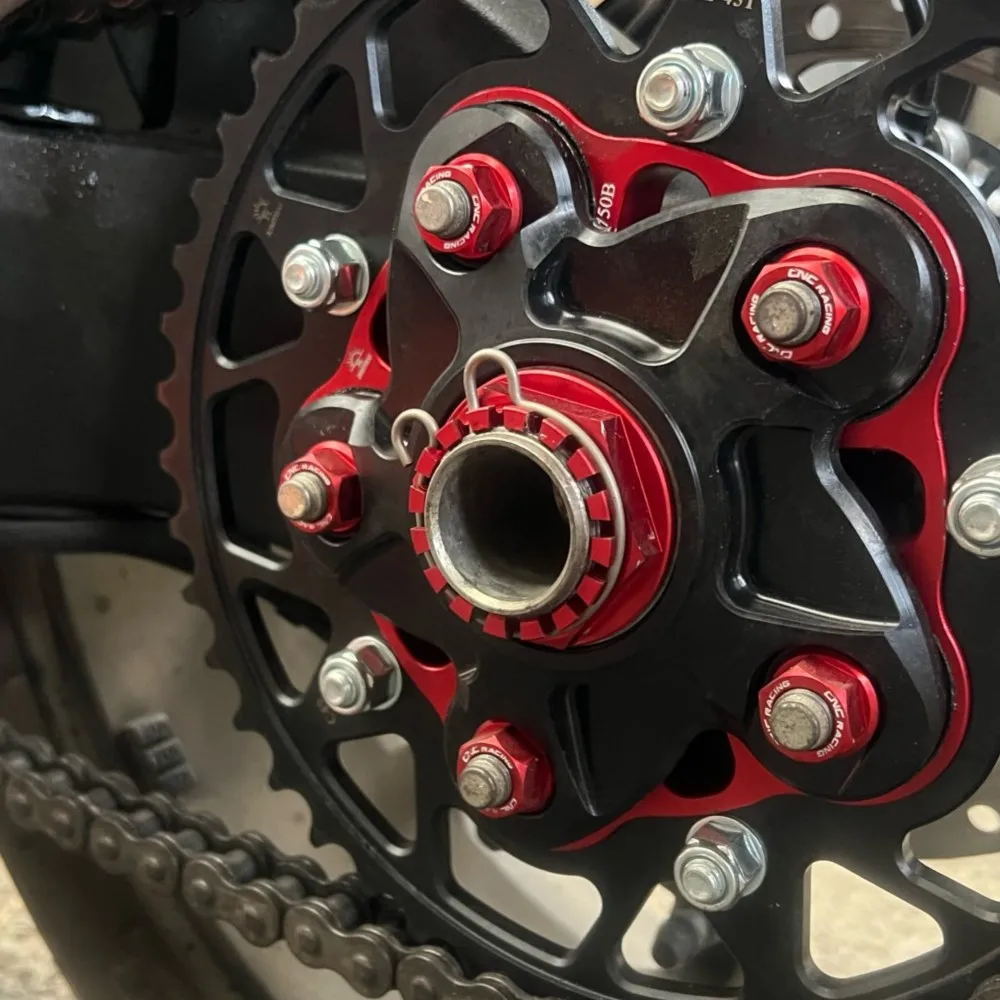 Motorcycle For DUCATI Monster 1200 1098 1198 V4 V2 899 Panigale Diavel Multistrada XDiavel Rear Wheel Axle Sprocket Flange Nut