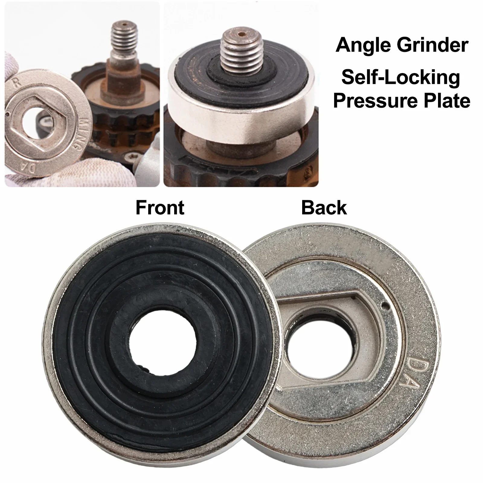 Black Silver Power Chuck Plate Chromium Alloy Plate Stable And Secure Grip Enhanced Grinding Efficiency High-Quality Cast Steel