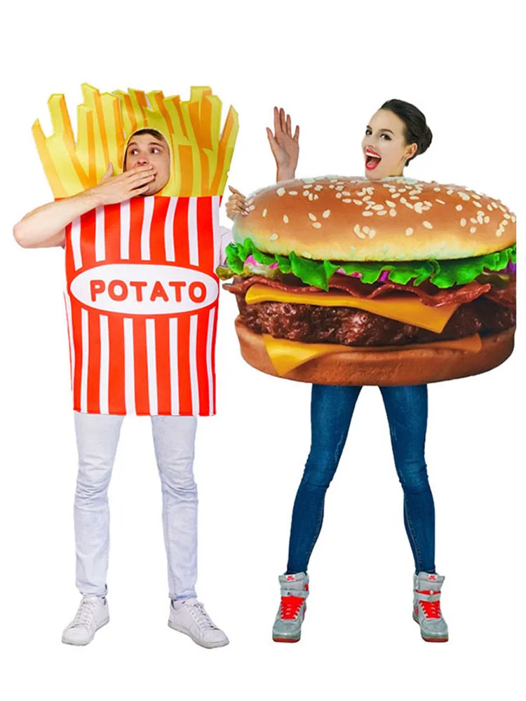 

loween Costume Funny Food Par Dr up Performances Bars Nightclubs Weird ow Costume Polyester Material Ladieswear