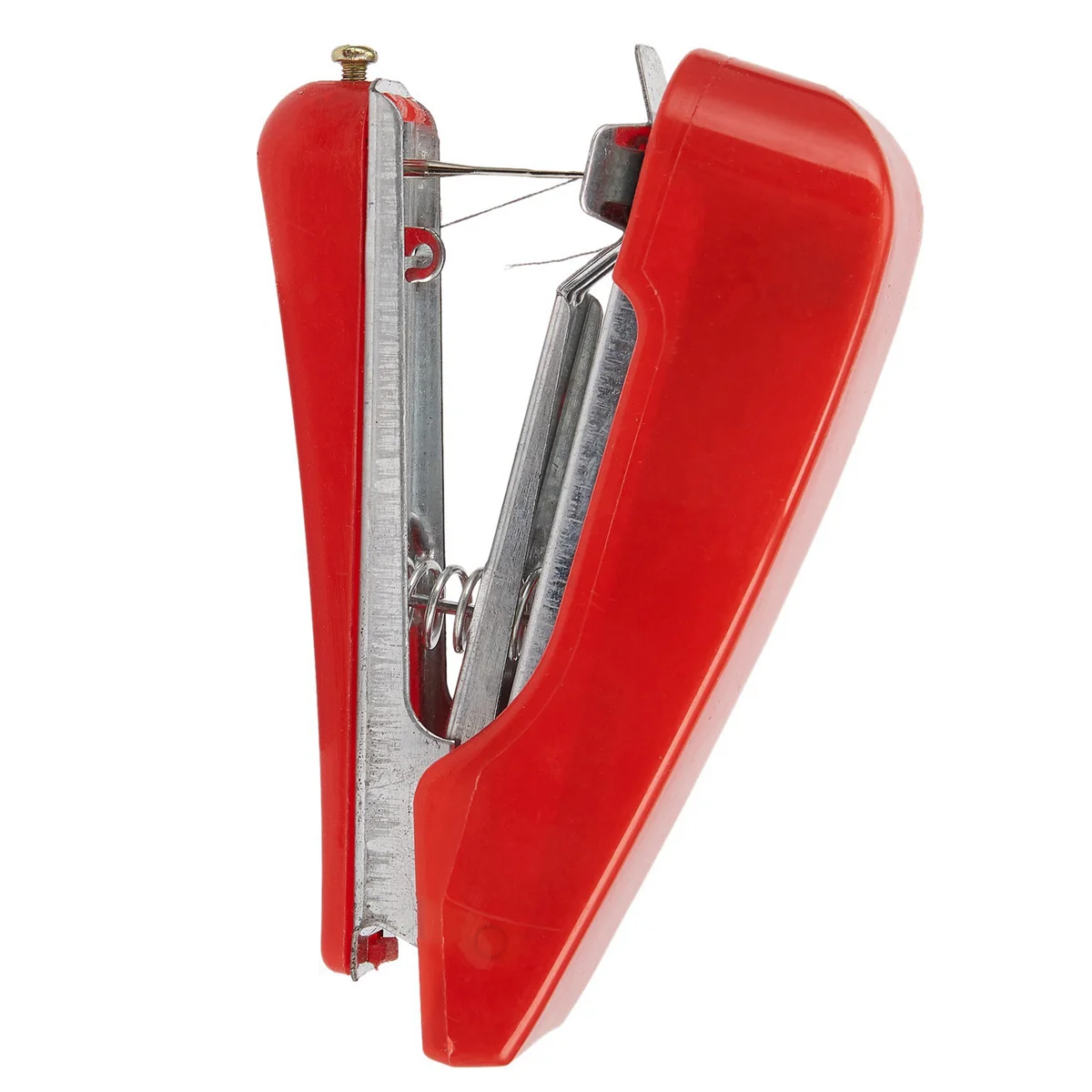 2X Portable Sewing Outdoor Small Mini Hand-Held Manual Sewing Machine Travel Pocket Sewing Machine (Random Colors)