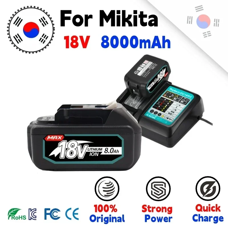 

brand-new M18V battery for makita bl1850B li-ion 18v 6Ah BL1840B BL1860 BL1890 BL1815 BL1830 BL1835 Cordless Drills Batteries